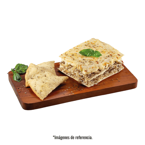 Lasaña Pollo Champiñones