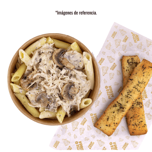 Pasta Pollo Champinones